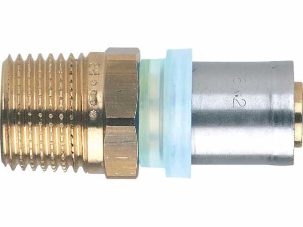 Pressfitting EVENES für MSVR Übergangsstück mit AG 16x2mm - 1/2'