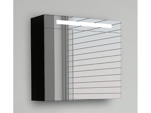 Spiegelschrank mit Beleuchtung, Eiche dunkel 2 Türen 900x740x160mm