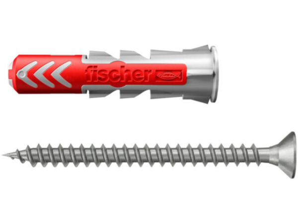 Fischer DuoPower 8x40 S Schraube nicht rostender Stahl A2 535487 SB-Programm