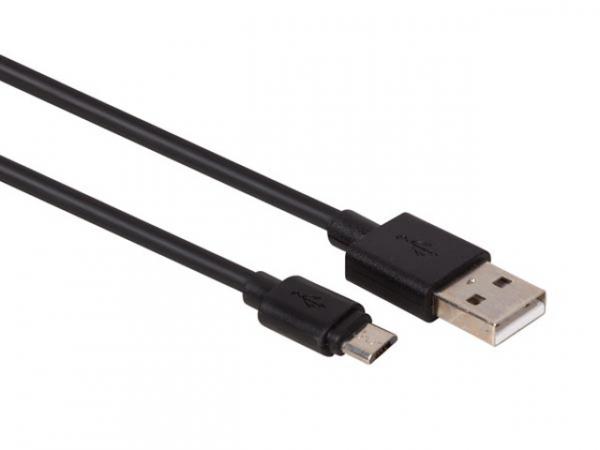 KABEL USB 2.0 A-STECKER AUF 5-POL. MICRO-USB STECKER - SCHWARZ - 4 m PCMP62BN4