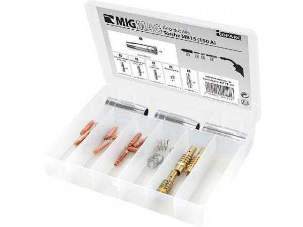 Verschleißteilebox GYS für MIG/MAG Brenner 150A