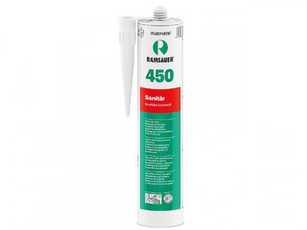 Sanitär Silikon 450 Farbe: Silbergrau Kartusche 310ml