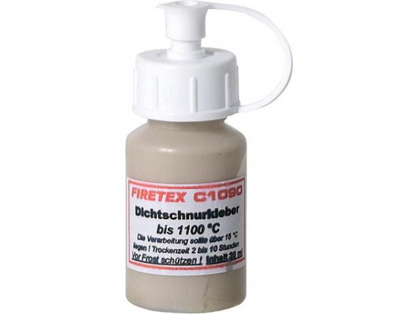 Firetex C1090 Dichtschnurkleber bis 1000°C, 20ml LDPE-Flasche