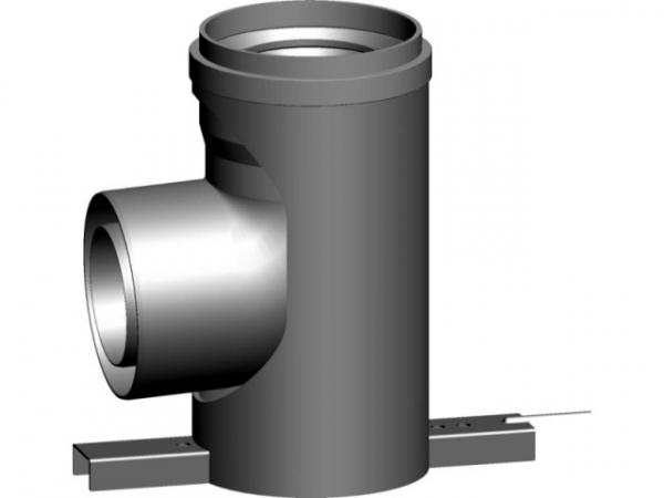 WOLF 2651326 Stützbogen DN160 87Gr mit Abstützung und Auflageschiene