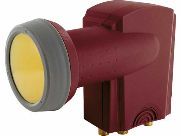 Digitales Quad-LNB Ziegelrot RAL 8012 40mm/ Sun Protect