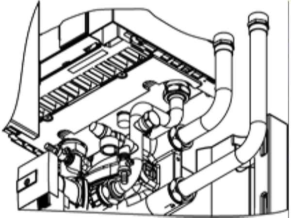 Viessmann Rohrbogen-Set DN32, 2 Stück, Anschlusszubehör für Installation oben/unten, passend R1 1/4, ZK03675