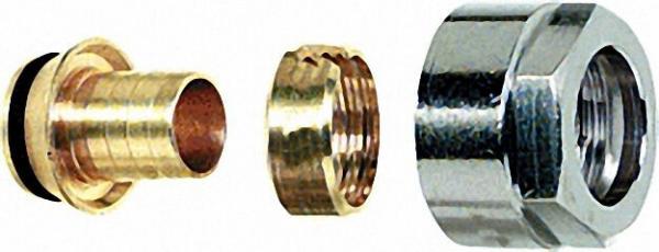 Klemmringverschraubung mit Überwurfmutter vernickelt 12 x 2mm VPE = 2 Stück