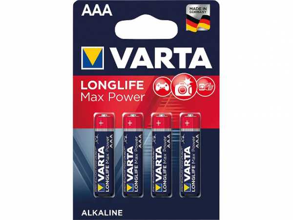 VARTA Batterie Max Tech V 4703 1, 5V/ Blister (4) Micro, VPE 4 Stück