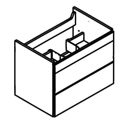 7336312 C7 Waschtischunterschrank: 49x50x38 Weiß Renova 55cm 7336312 C7 Waschtischunterschrank: 49x50x38 Weiß Renova 55cm