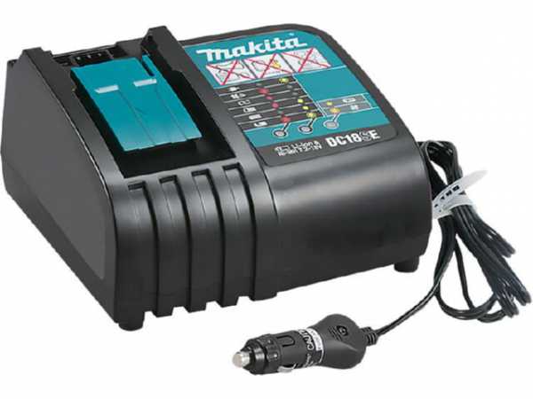 Akku-Auto-Ladegerät MAKITA DC18SE mit 12V oder 24V Spannung für 14,4V und 18V