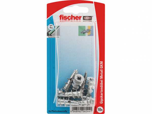 Fischer 504330 Gipskartondübel Metall GKM Im Karton SB-Programm
