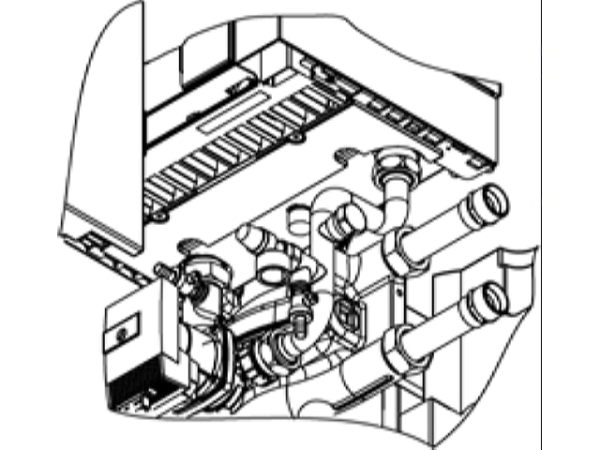 Viessmann Rohrstutzen DN32 Set, Anschlusszubehör für Installation links/rechts, 2 Stück R1 1/4, ZK03673