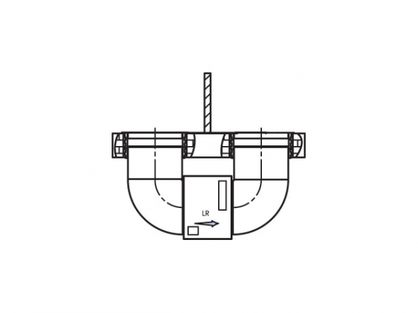 Buderus 7739612625 Logaplus Paket LKP700-2 oben Paket Luftkanäle f. WLW196iIR 6-8