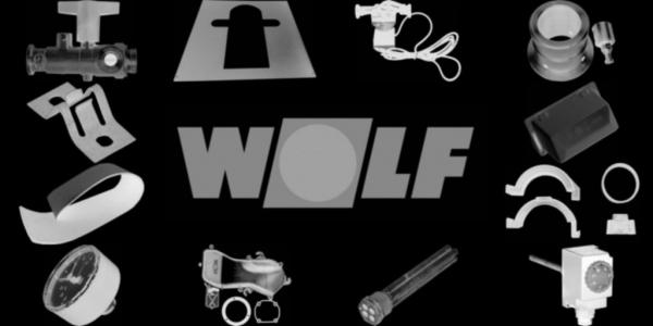WOLF 8903098 Verkleidung Rückwand, Silber