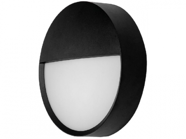 LED-Wandanbauleuchte IP65, schwarz, ru