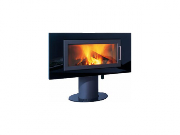 Buderus 80364328 Kaminofen Fire SL, 7,5 kW, Glas black / Stahl black