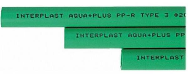 PPR Rohr Aqua-Plus d = 20x3,4mm, Stange 1,95m