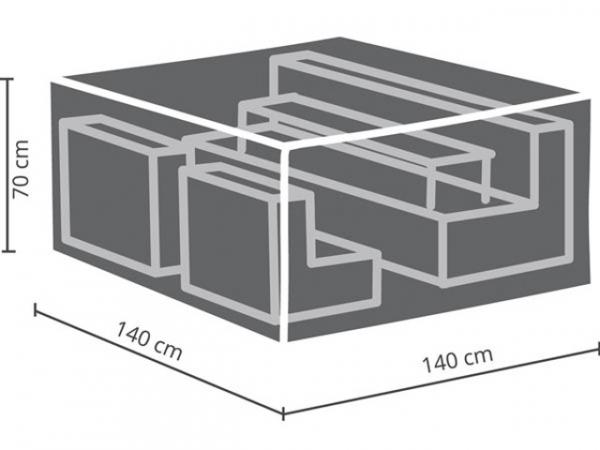 Schutzhülle für Lounge Set XS OCLS XS Abmessungen: 140x140x70 cm