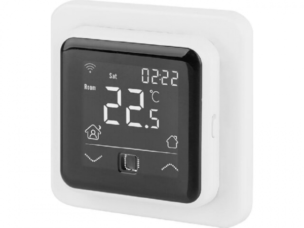 Raumthermostat digital unterputz C16 Wifi, Weiß inkl. Bodensensor