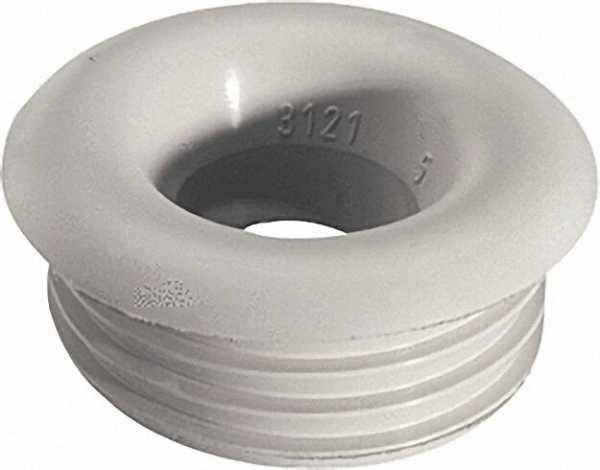 Gummi-Spülrohrverbinder hell für Druckspühlrohre D 28/32mm Anschluss=48mm/ ohne Rosette