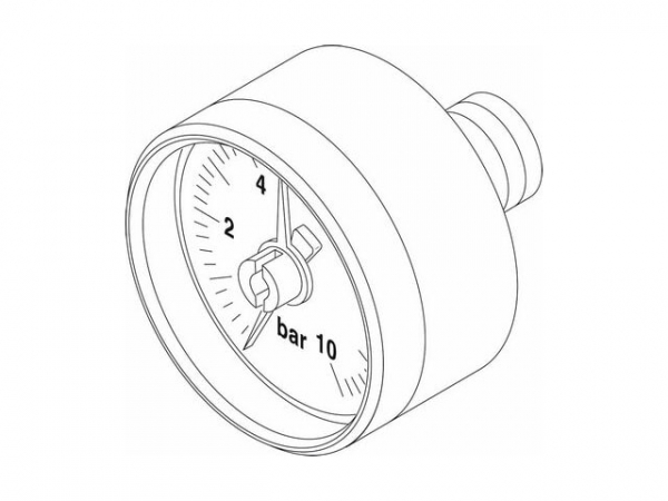 Buderus 8718590193 Manometer 4 bar, 1/4" everp