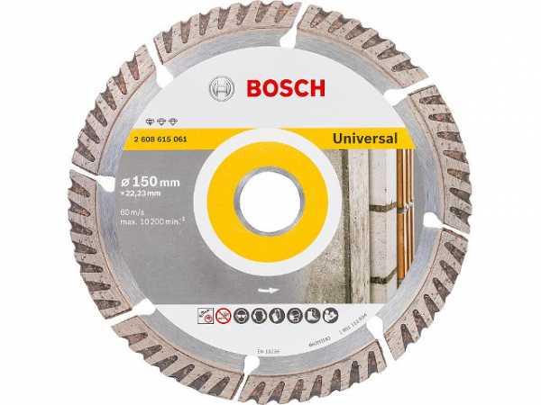 Diamanttrennscheibe BOSCH Standard for Universal Ø 150x22,23x2,4mm