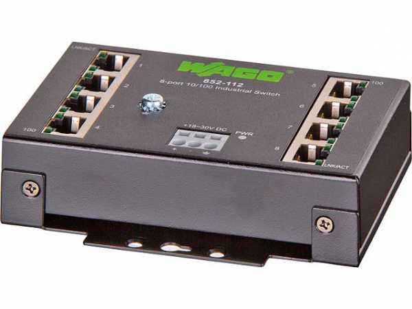 Industrial-ECO-Switch, 8 Ports 100Base-TX
