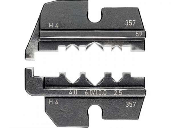 Crimpeinsatz für KNIPEX Crimp-Systemzange, Solar-Steckverbinder Helios H4 (Amphenol)