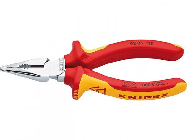 Spitzkombizange Knipex VDE isoliert, Länge: 145mm verchromt