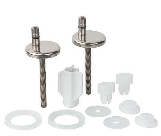 HARO WC-Scharnier Haro C2702Y Edelstahl, FastFixmutter, Excenter-Verstellung,Take Off