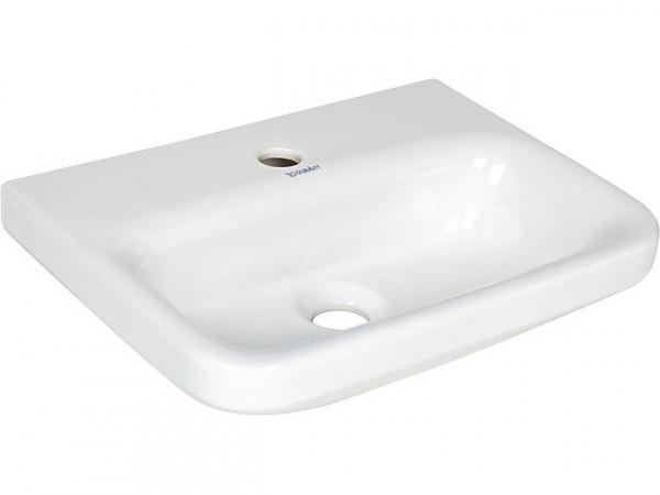 Handwaschbecken Duravit Durastyle, 450x335mm, weiß,ohne Überlauf, 1 Hahnloch mittig