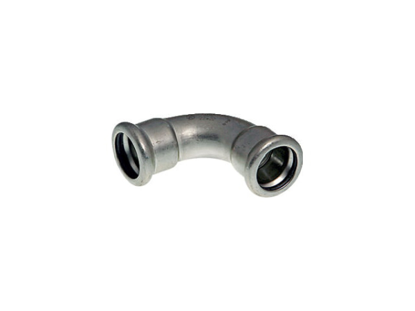 Buderus Logafix Edelstahl Bogen 88,9 mm 90° M-Kontur V2A EPDM O-Ring LBP-Funktion I/I
