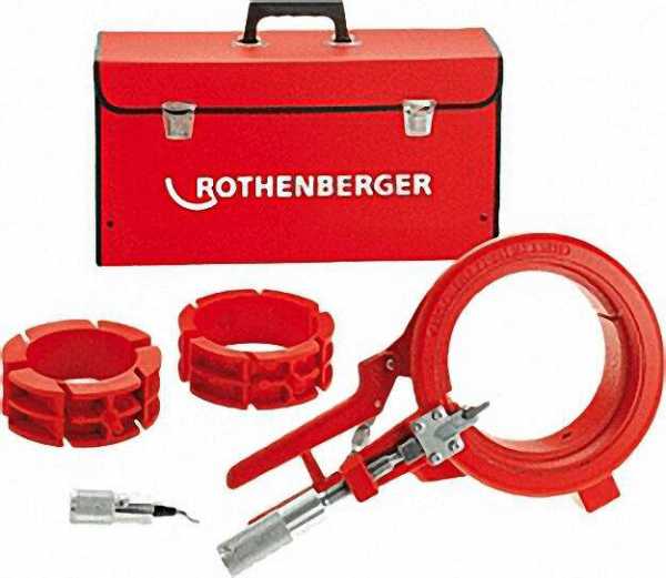 Rocut 110 Set, 50/75/110mm Kunststoffrohr-Abstech- und Anfasgerät