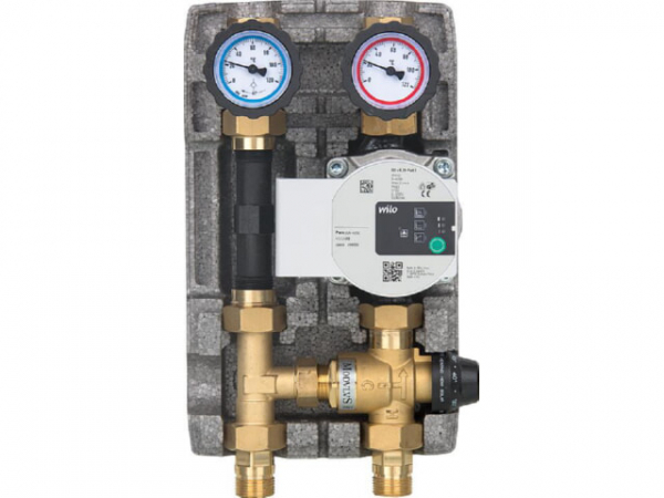 Heizkreisset Easyflow DN20 Konstantwert-Regelkreis,thermisch 20-43° und Wärmezählerstrecke mit Pumpe Grundfos UPM3S AUTO 15-60,