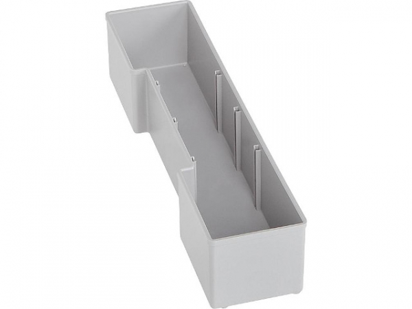 Insetbox grau U3 70x310x63 mm für L-Boxx 102 und L-Boxx 136