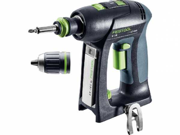 Akku-Bohrschrauber Festool 18V C 18-Basic ohne Akkus und Ladegerät