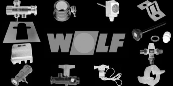 WOLF 1731434 GM Abgasrohr DN60 L380