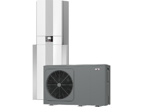 Wärmepumpen-Center Wolf FHA-Monoblock 200 inklusive FHA-11/14 400V, Warmwasserspeicher und Bedienmodul, 9148227