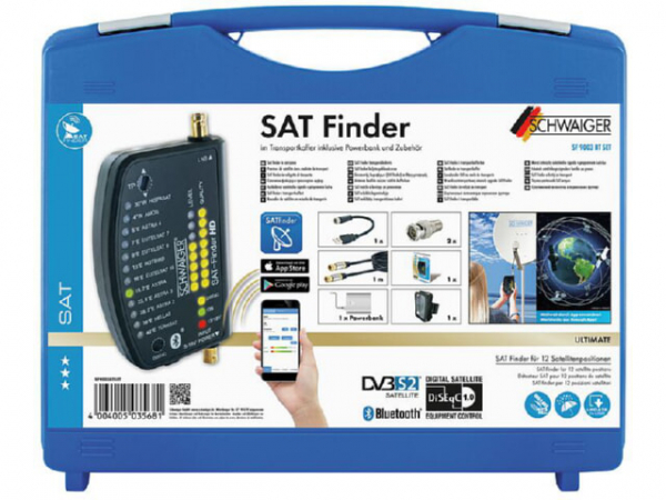 SCHWAIGER® SAT Finder HD mit Koffer