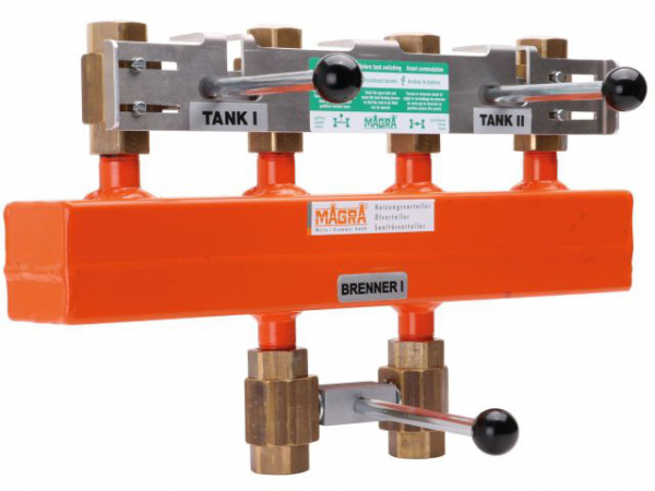 Ölverteiler MAGRA 2-strang 2 Tanks/1 Brenner 1/2