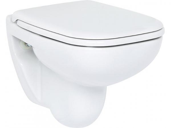 Wand-WC Duravit D-Code Compact 480 mm, Tiefspüler, weiss