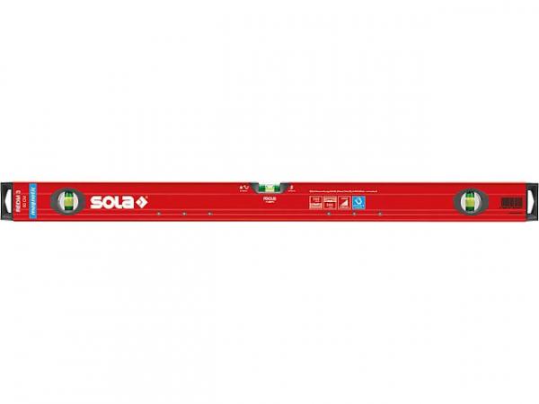 Aluminium-Wasserwaage Sola RED M Messlänge 600mm 3 Libellen