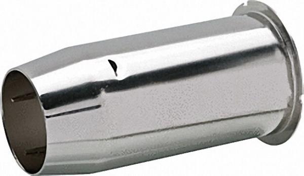 Flammrohr 80 x 172mm/Flansch HVS 5/ Börderlrand D 95, 5/sechs Abtropfsicke 1012