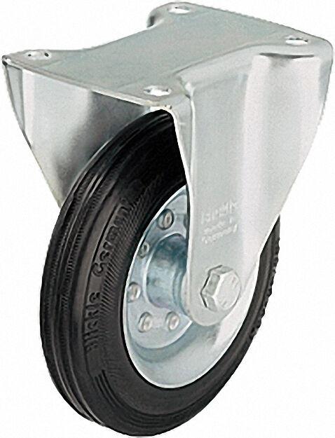 Vollgummi-Bockrolle B-VE 160R, Tragfähigkeit 135 kg Rad D= 160 Vollgummi-Bockrolle B-VE 160R, Tragfähigkeit 135 kg Rad D= 160
