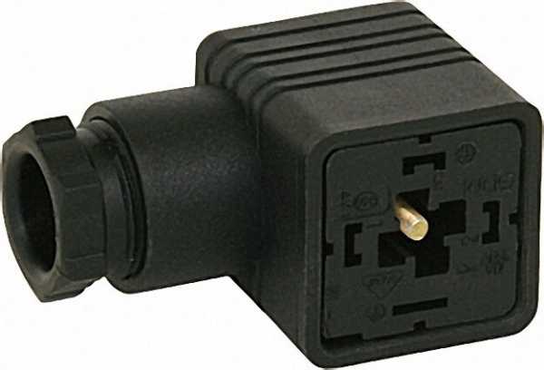 Leitungssdose, schwarz passend für Gas-Multi-Bloc 403-425