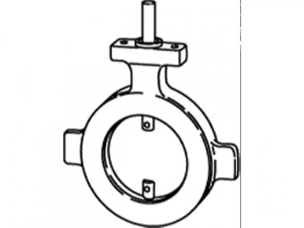 VIESSMANN 9572969 Vitoset Drosselklappe VKF 41, Typ DN 50