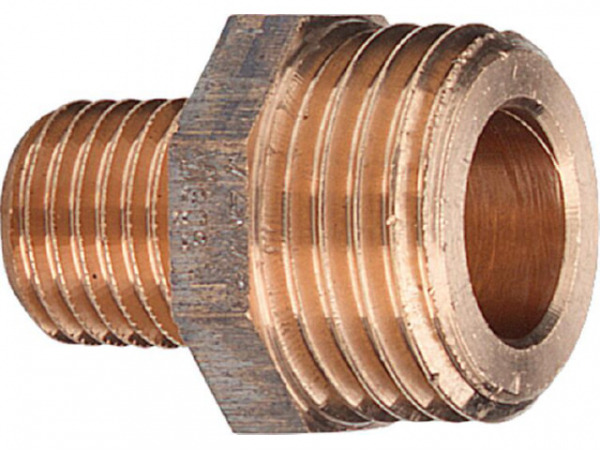 Gewindefitting Rotguss Übergangsnippel DN32 (1 1/4")xDN20 (3/4") AG