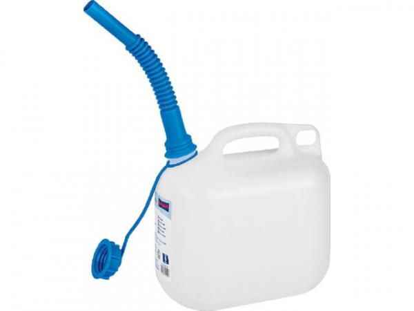 Wasserkanister Eco Natur 6 Liter + Auslaufrohr 147x265x247mm