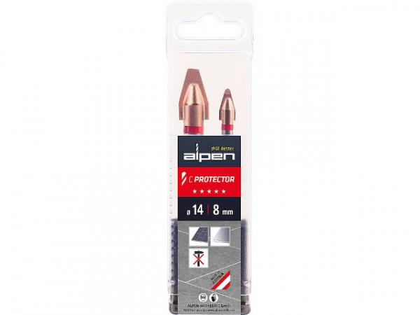 Fliesenbohrer Alpen C-Protector Anti-Slip-Schaft d=8,00mm und 14,00mm