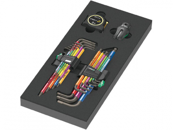 Winkelschlüssel Set WERA Hex + TORX 20-teilig in Schaumstoffmodul